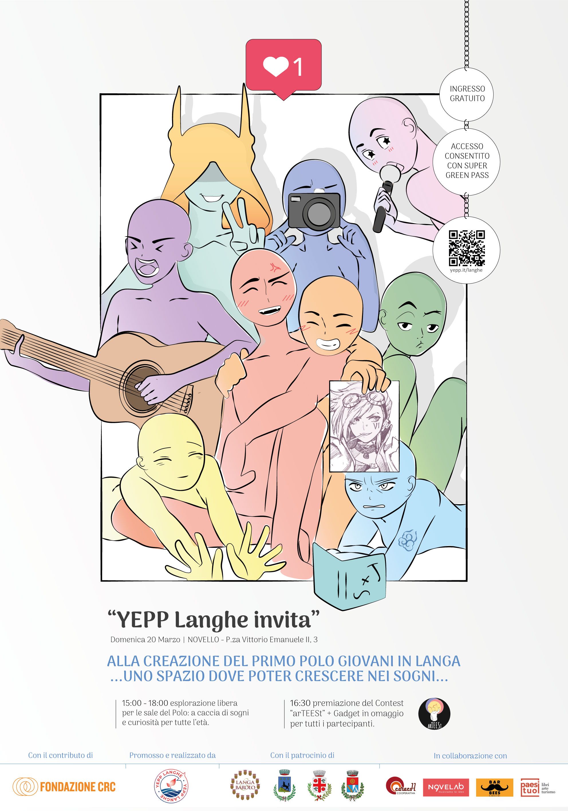 Manifesto YEPP Langhe Evento Marzo 2022 Giovani